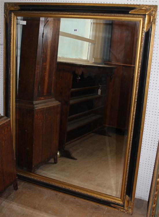 Large gilt frame mirror